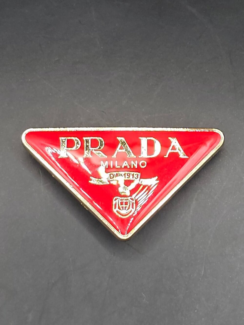 Red Prada Croc Charm